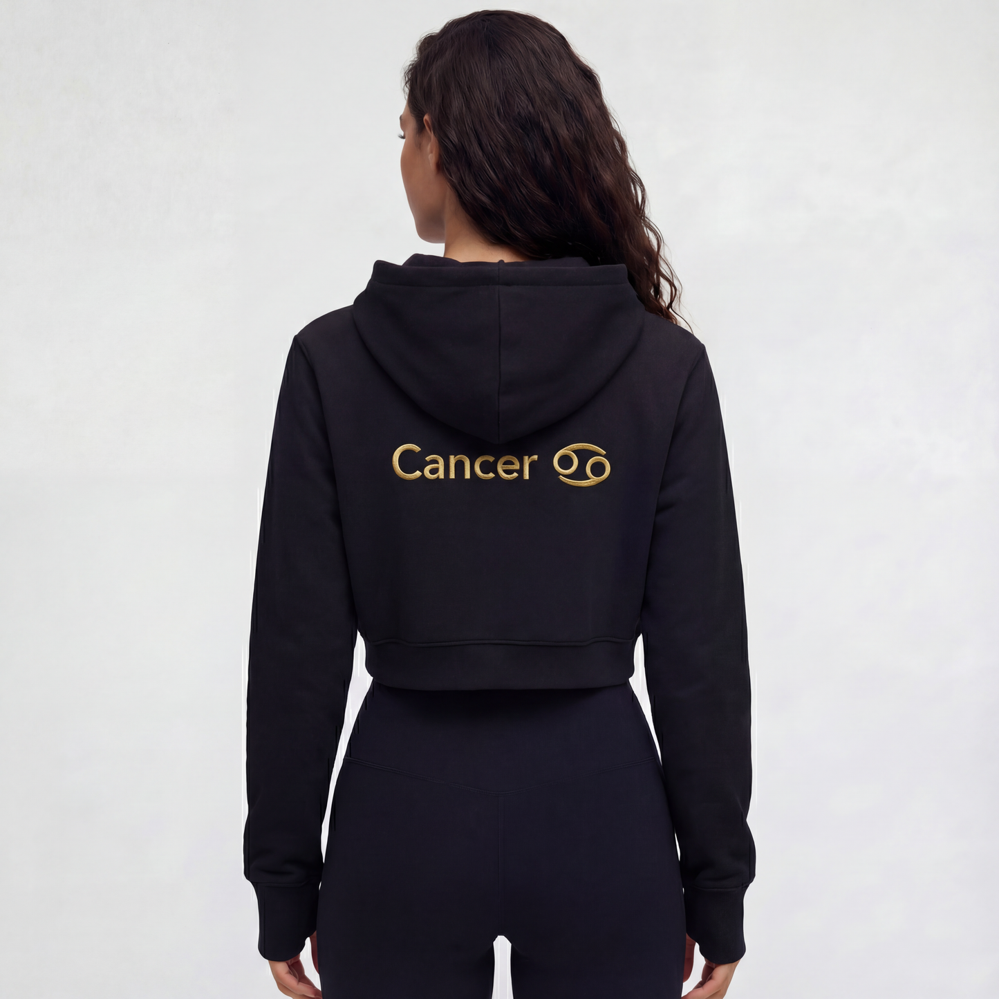 Cancer Cropped Hoodie