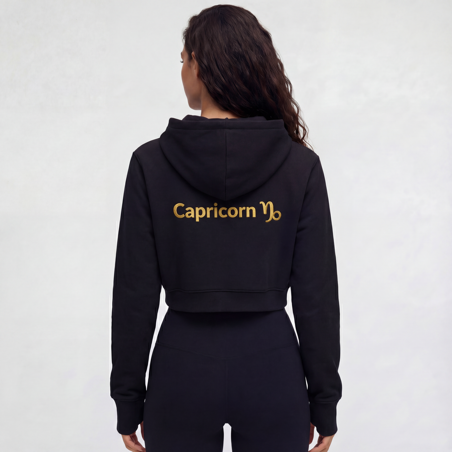 Capricorn Cropped Hoodie
