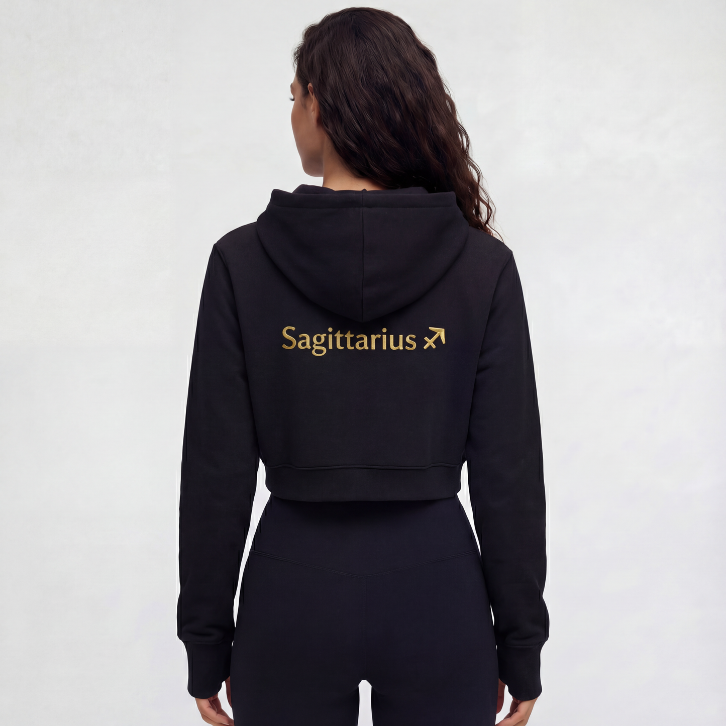 Sagittarius Cropped Hoodie