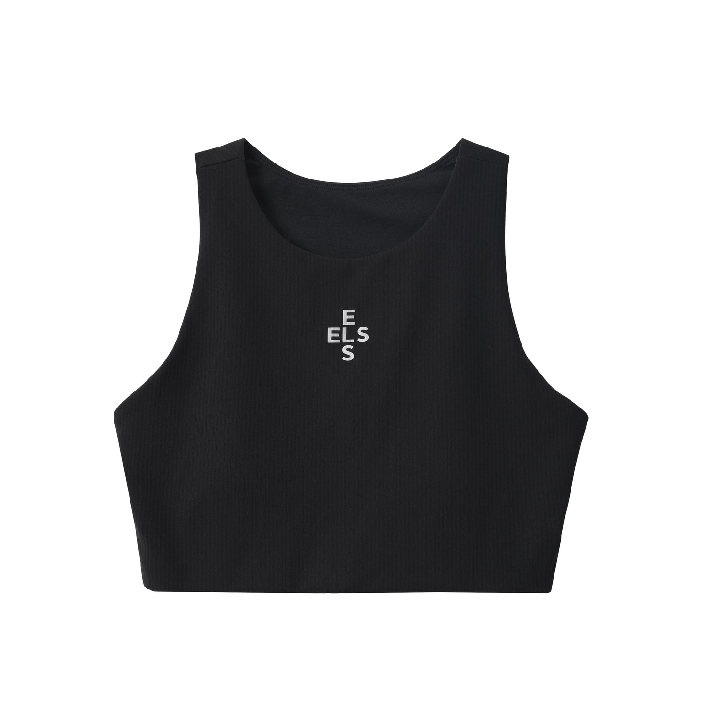 Ribbed Scoop-Neck Bra