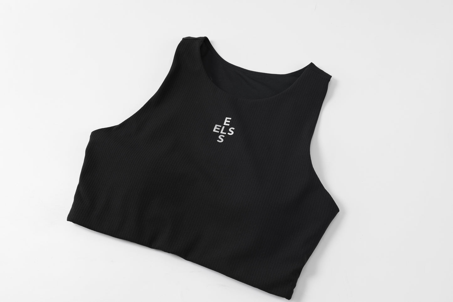 Ribbed Scoop-Neck Bra