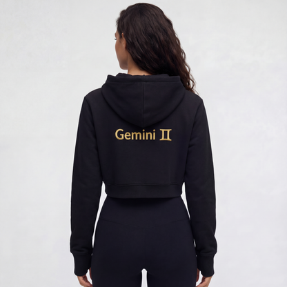 Gemini Cropped Hoodie