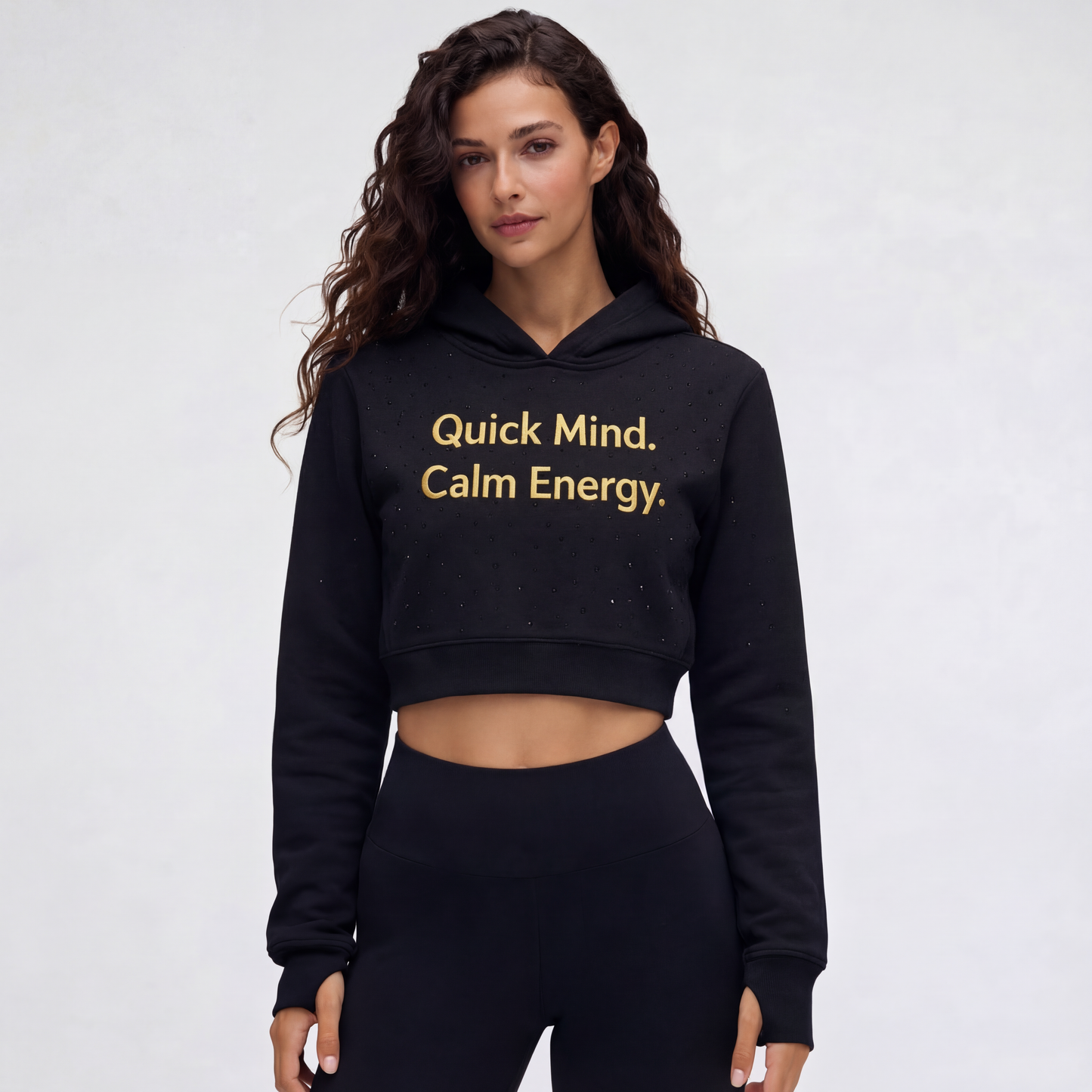 Gemini Cropped Hoodie