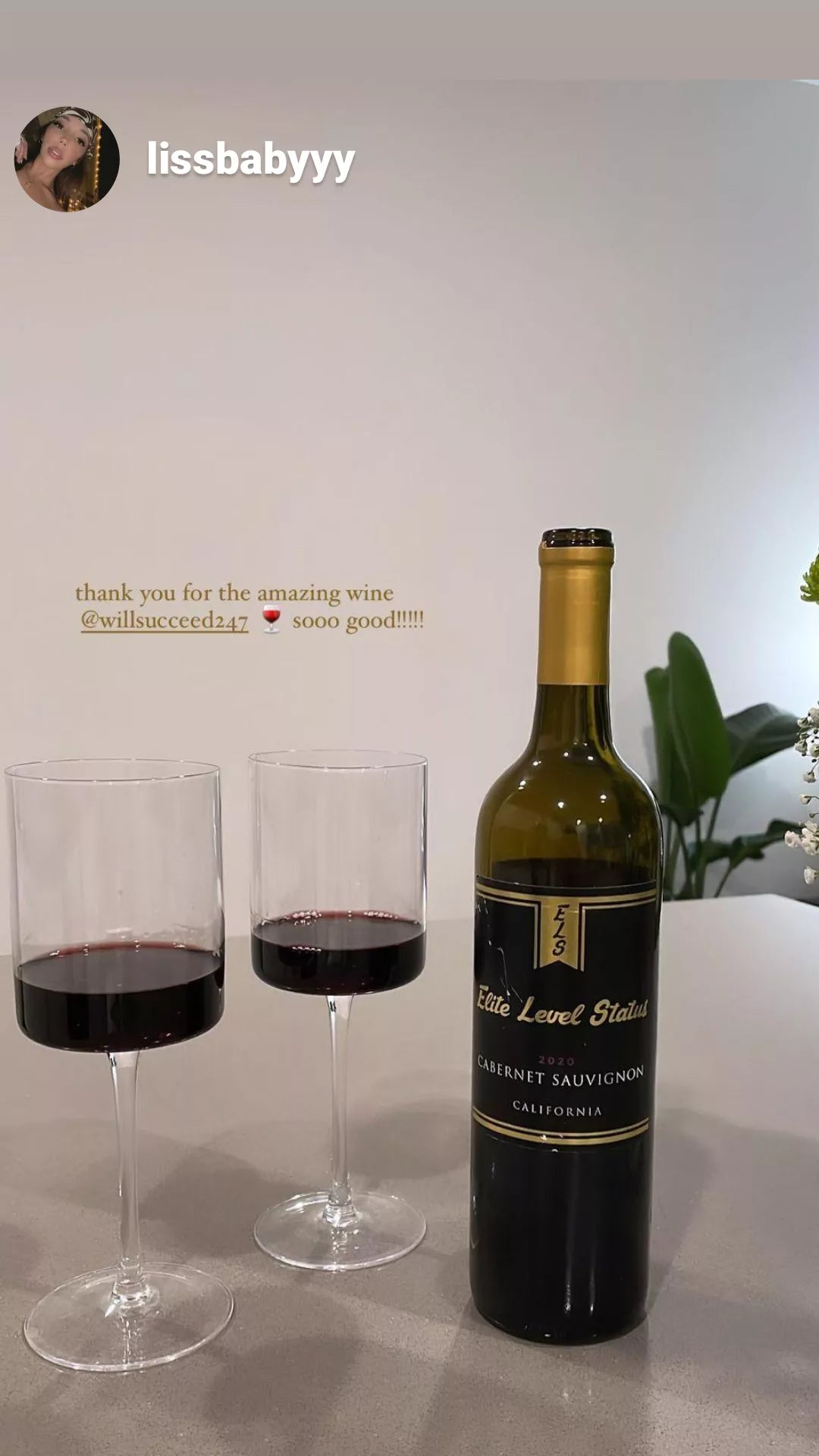 2021 Elite Level Status Cabernet Sauvignon