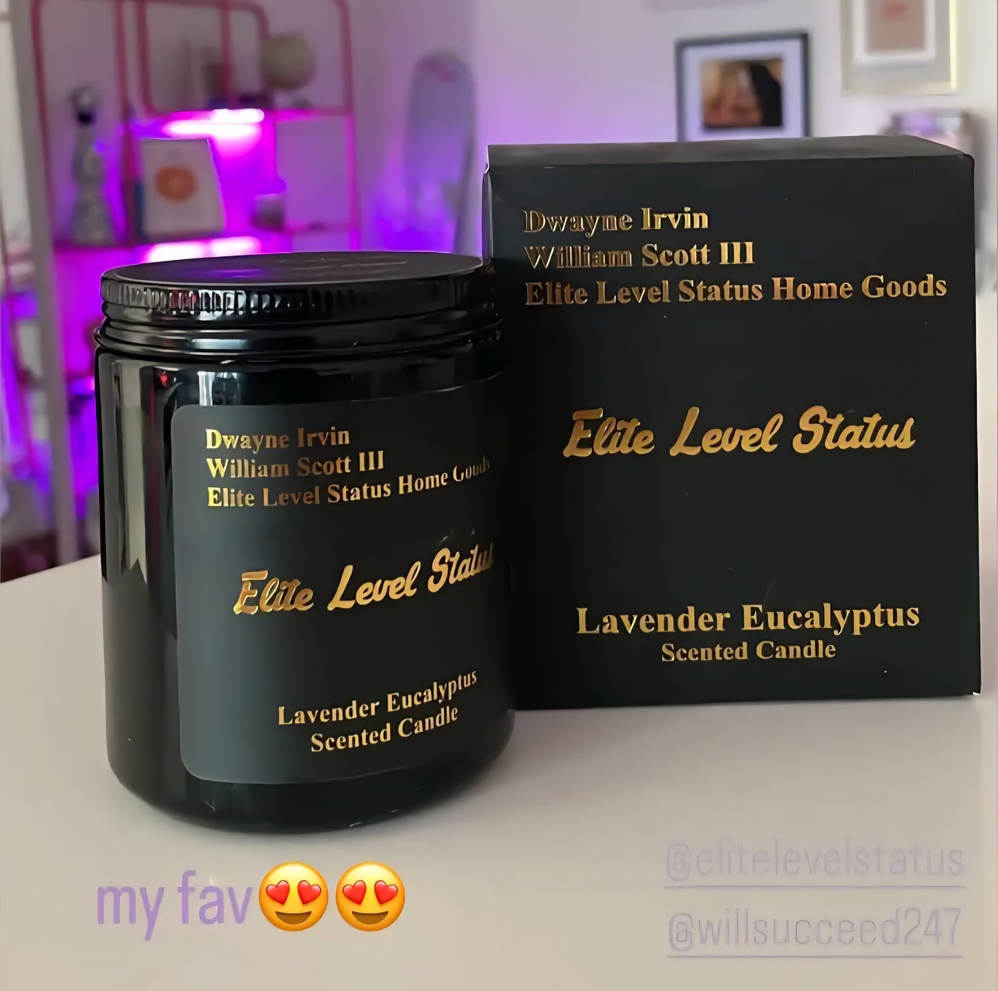 Scented Candle (Lavender Eucalyptus)