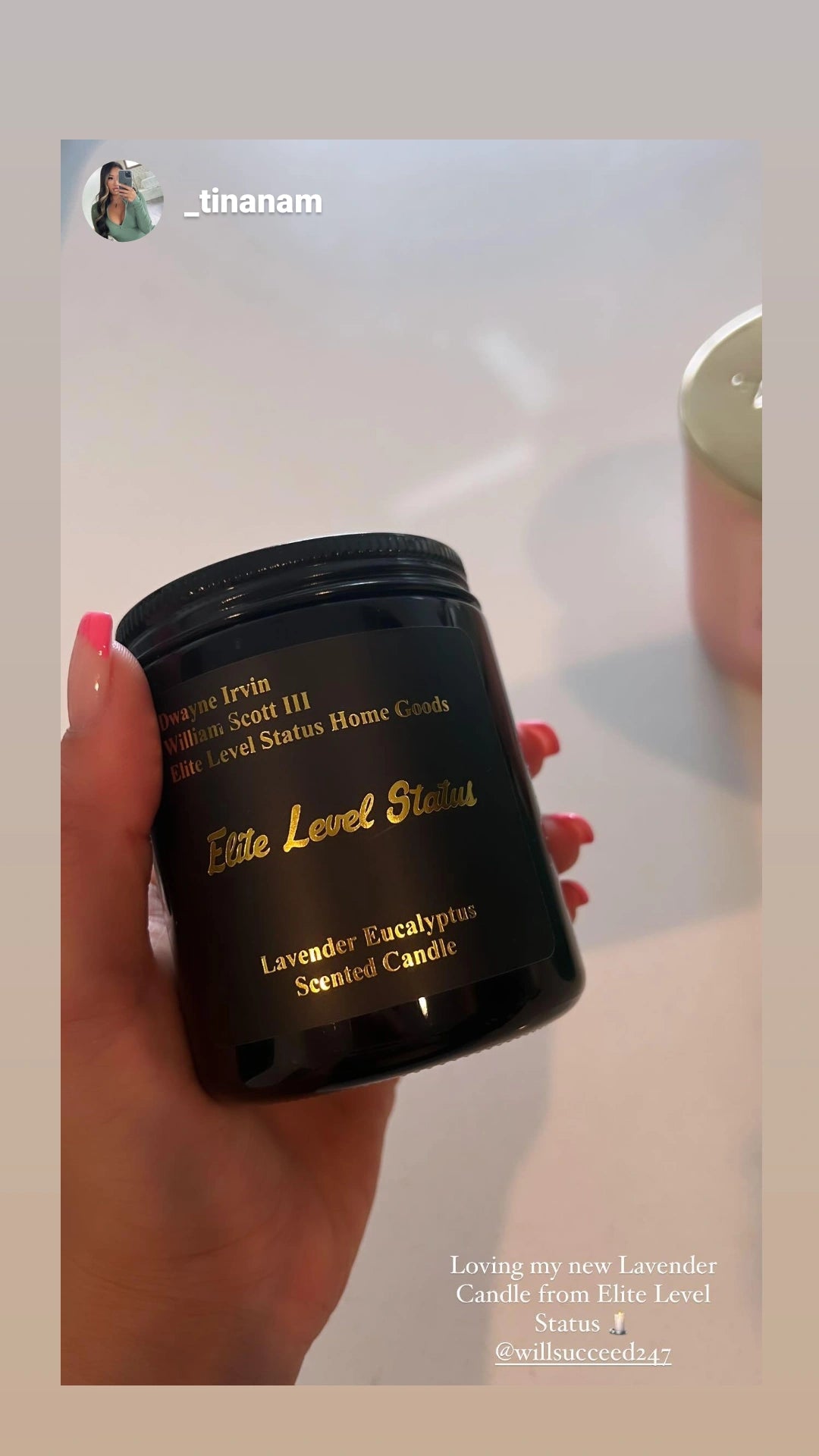 Scented Candle (Lavender Eucalyptus)