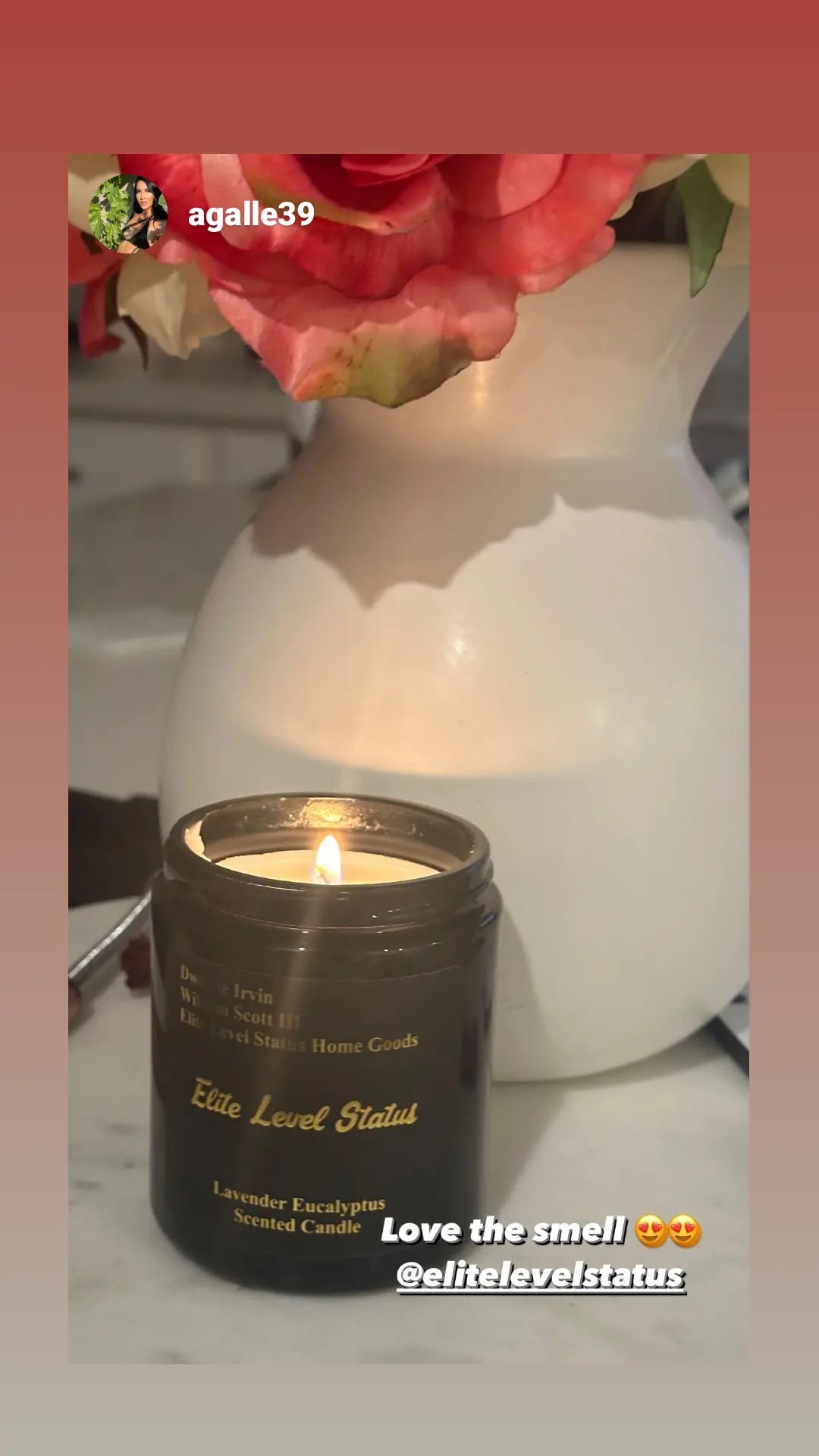 Scented Candle (Lavender Eucalyptus)