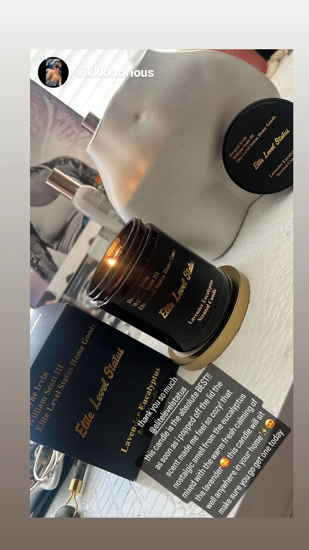 Scented Candle (Lavender Eucalyptus)