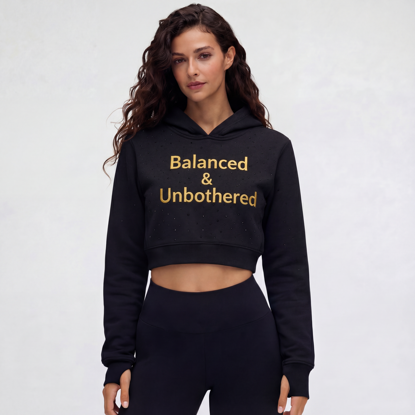 Libra Cropped Hoodie