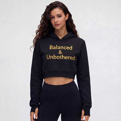 Libra Cropped Hoodie
