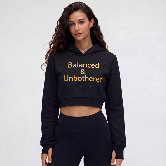 Libra Cropped Hoodie