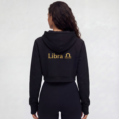 Libra Cropped Hoodie