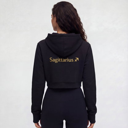 Sagittarius Cropped Hoodie