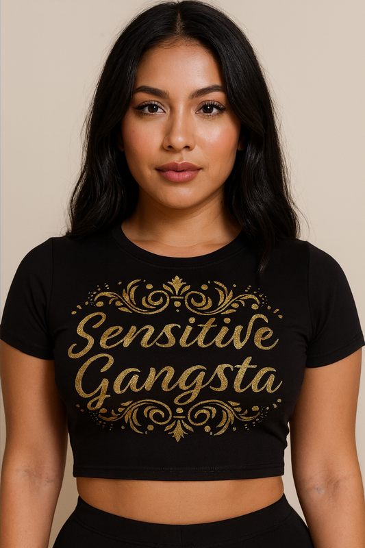 AuraLuxe Sensitive Gangsta Crop